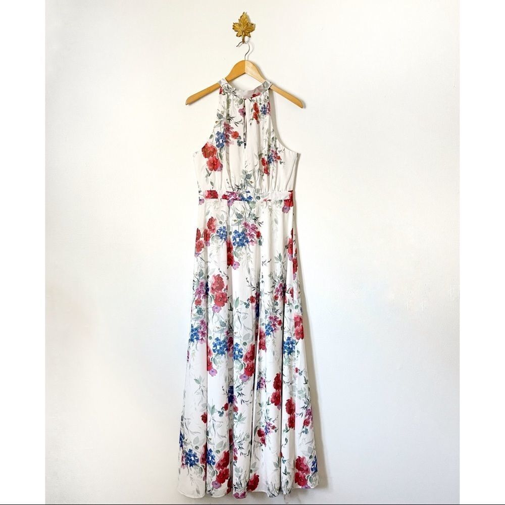 Fairycore Anthropologie Yumi Kim High Demand Maxi Floral dress NWOT Large